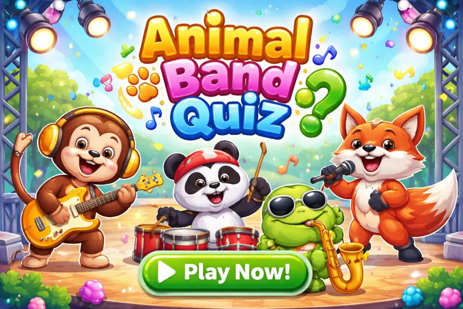 Animal Band Quiz - Play Online Free