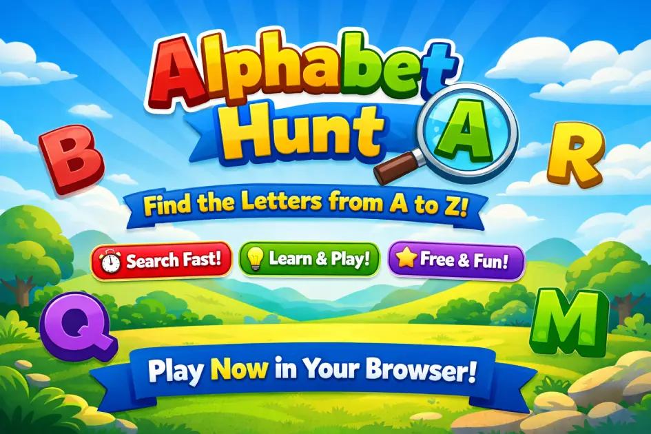 Play alphabet hunt game Online For Free